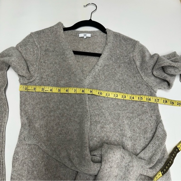 SOH Gray Knit Sweater dress size small - Picture 5 of 12